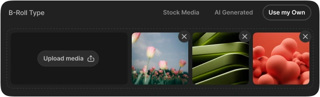 Automated Visuals: search and generation